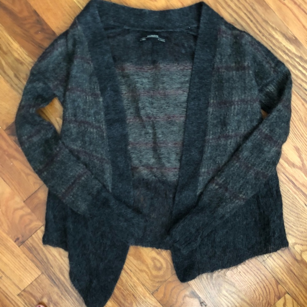 All Saints grey cardigan